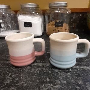 Stoneware mugs